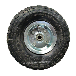 10 Inch Wheels of Diesel Generator
