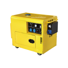 5 KW Portable Electric Start Commercial Silent Type Diesel Generator 