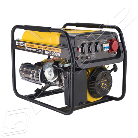 7kw Powerful 455cc Engine 220V/380V Gasoline Generator for Sale