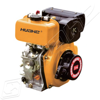 HH178F ძლიერი ერთცილინდრიანი ჰაერით გაგრილებული დიზელის ძრავა